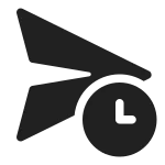 Send Clock SVG Icon